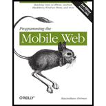 Programming the Mobile Web