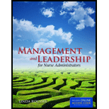 Management and Leadership for Nurse Administration