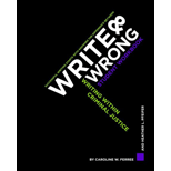 Write and Wrong   Student Workbook