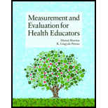 Measurement And Evaluation For Health Educators