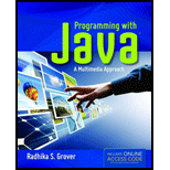 Programming With Java Multimedia Approach   With Access and Cd