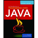 Introduction to Programming Using Java