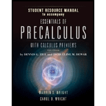 Precalculus With Calculus Previews