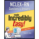 NCLEX RN Questions and Answers Made Incredibly Easy