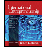 International Entrepreneurship Starting, Developing, and Managing a Global Venture