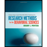 Research Methods for the Behavioral Sciences S.G.