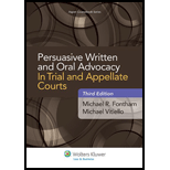 Persuasive Written and Oral Advocacy In