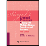 Siegels Criminal Procedure