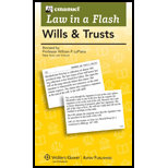 Law in a Flash Cards Wills and Trusts 2013