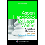 Aspen Handbook for Legal Writers