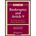 Bankruptcy and Article 9 2012 2013