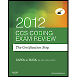 CCS Coding Exam Review 2012Certification Step  With CD