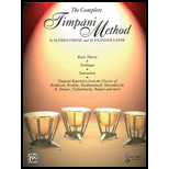 Complete Timpani Method: Basic Theory * Technique * Intonation * Timpani Repertoire from the Classics - Alfred Friese