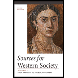 Sources for Western Society, Volume I From Antiquity to the Enlightenment