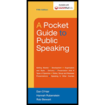 cover of Pocket Guide To Public Speaking (5th edition)
