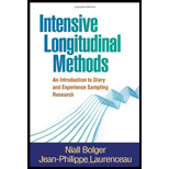 Intensive Longitudinal Methods