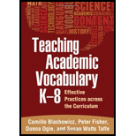 Teaching Academic Vocabulary K 8