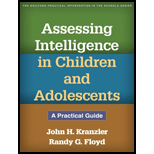 Assessing Intelligence in Children and Adolescents A Practical Guide