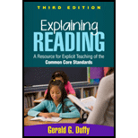 Explaining Reading A Resource for Explicit Teaching of the Common Core Standards