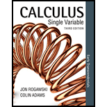 Single Variable Calculus Early Transcendentals 3RD 15 Edition, by Jon Rogawski - ISBN 9781464171741