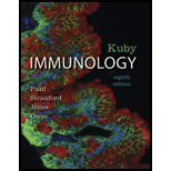 Kuby Immunology 8TH 19 Edition, by Jenni Punt Sharon Stranford Patricia Jones and Judy Owen - ISBN 9781464189784