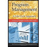 Program Management A Life Cycle Approach