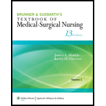 Brunner and Suddarths Textbook of Medical Surgical Nursing Volume 1 and Volume 2   With PrepU