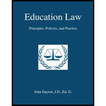 Education Law Principles, Policies and Practice