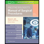 Anesthesiologists Manual of Surgical Procedures   With Code 6TH 20 Edition, by Richard A Jaffe Clifford A Schmiesing and Brenda Eds Golianu - ISBN 9781496371256