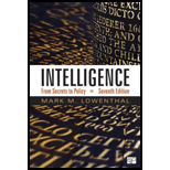 Intelligence From Secrets to Policy 7TH 17 Edition, by Mark M Lowenthal - ISBN 9781506342566