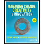 Managing Change Creativity and Innovation 4TH 21 Edition, by Patrick Dawson and Costas Andriopoulos - ISBN 9781529734959
