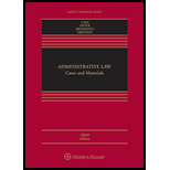 Administrative Law Cases and Materials   With Access 8TH 20 Edition, by Ronald A Cass Colin S Diver and Jack M Beermann - ISBN 9781543804423
