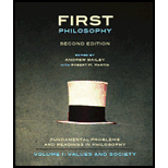 First Philosophy Values and Society