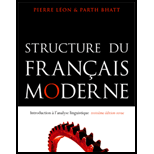 Structure Du Francais Moderne  Troisieme Edition Revue