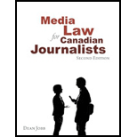 Media Law for Canadian Journalists