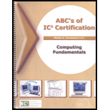 ABC's of IC3 Certification Module A : Computing Fundamentals - With CD -  CCI Learning Solutions Inc., Spiral