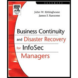 Business Continuity And Disaster Recovery For Infosec Managers