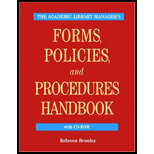 Acad. Lib. Managers Forms, Policies, and .