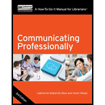 Communicating Professionally A How To Do It Manual for Librarians