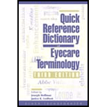 Quick Reference Dictionary of Eyecare Terminology