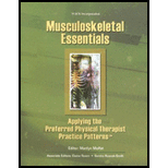 Musculoskeletal Essentials Applying the Preferred Physical Therapist Practice Patterns