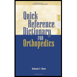 Quick Reference Dictionary for Orthopedics