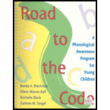 Road to the Code  A Phonological Awareness Program for Young Children