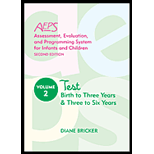 AEPA Test for Birth to Three Years and Three to Six Years Volume 2