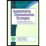 Augmentative Communication Strategies for Adults  With CD