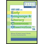 Users Guide to the Early Language and Literacy Classroom Observation Tool, Pre K (Ellco Pre K)