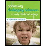 Addressing Challenging Behaviors   With CD