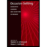 Occasion Setting  Associative Learning and Cognition in Animals