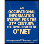 Occupational Information System for the 21st Century  The Development of O*Net