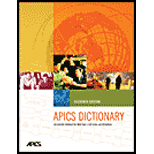 Apics Dictionary